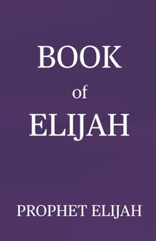 Paperback Book of Elijah Book