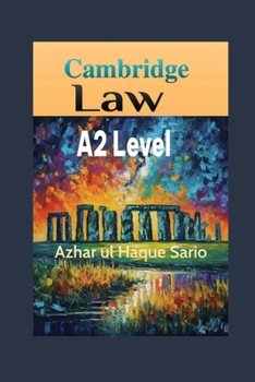 Paperback Cambridge Law A2 Level Book