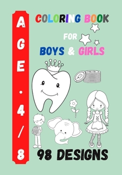 Paperback Coloring Book for Boys and Girls: Kids Coloring Activity Book