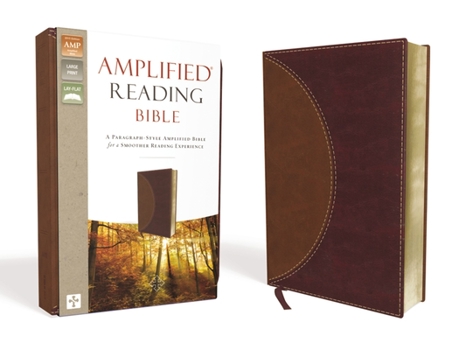 Imitation Leather Amplified Reading Bible, Imitation Leather, Brown: A Paragraph-Style Amplified Bible for a Smoother Reading Experience Book