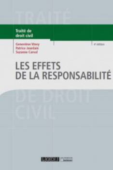 Paperback LES EFFETS DE LA RESPONSABILITE 4EME EDITION [French] Book
