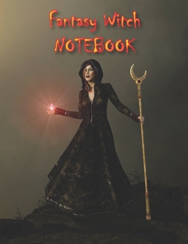 Paperback Fantasy Witch NOTEBOOK: Notebooks and Journals 110 pages (8.5"x11") Book