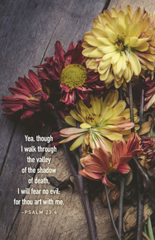 Misc. Supplies I Walk Through the Valley Funeral Bulletin (Pkg of 50) Book