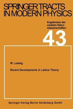Paperback Recent Developments in Lattice Theory Book