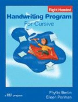 Paperback Handwriting Cursive Right Handed Paf Program Book