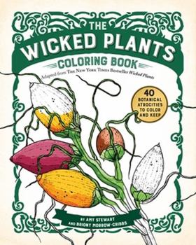 Paperback The Wicked Plants Coloring Book