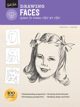 Paperback Drawing: Faces: Learn to Draw Step by Step Book