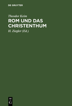 Hardcover Rom und das Christenthum [German] Book