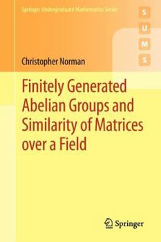 Finitely Generated Abelian Groups and Similarity of Matrices Over a Field - Book  of the Springer Undergraduate Mathematics Series
