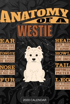 Anatomy Of A West Highland White Terrier: West Highland White Terrier 2020 Calendar - Customized Gift For West Highland White Terrier Dog Owner