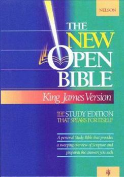 Hardcover Holy Bible : The New Open Bible, Study Edition, King James Version Book