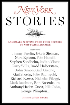 Paperback New York Stories: Landmark Writing from Four Decades of New York Magazine Book
