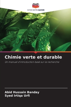 Paperback Chimie verte et durable [French] Book