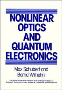 Hardcover Nonlinear Optics and Quantum Electronics Book