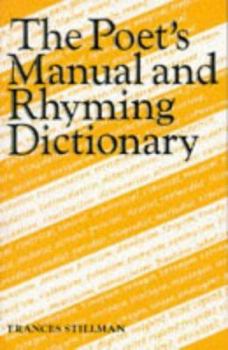 Paperback The Poet's Manual And Rhyming Dictionary /anglais Book