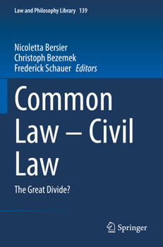 Paperback Common Law - Civil Law: The Great Divide? Book