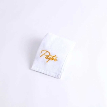 Pastor Towel Pastor White Cotton