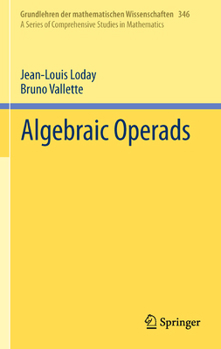 Paperback Algebraic Operads Book