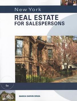 Paperback New York Real Estate for Salespersons Book