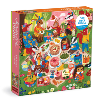 Misc. Woodland Picnic 500 Piece Family Puzzle Book