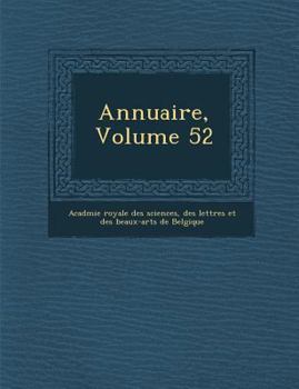 Paperback Annuaire, Volume 52 [French] Book