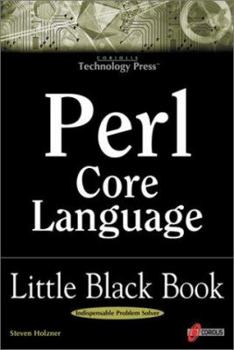 Paperback Perl Core Language: Little Black Book