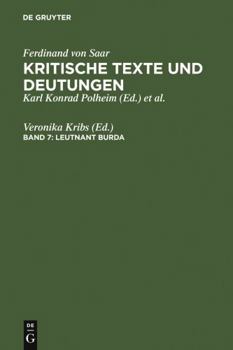 Hardcover Leutnant Burda (German Edition) Book