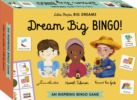 Board Game Little People, Big Dreams: Dream Big Bingo!: An Inspiring Bingo Game Book