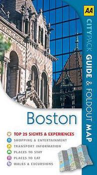 Boston: Guide & Foldout Map - Book  of the AA CityPack Guides