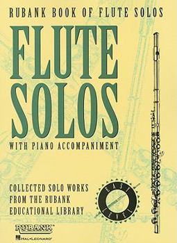 Paperback Rubank Book of Flute Solos - Easy Level: (Includes Piano Accompaniment) Book