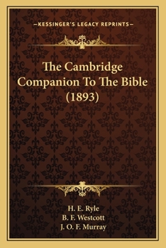 Paperback The Cambridge Companion To The Bible (1893) Book