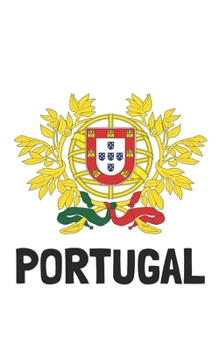 Portugal: Handy journal notebook diary with blank lined paper to write in (Europe)