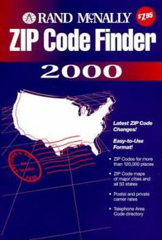 Paperback Rand McNally Zip Code Finder 2000 Book