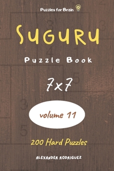 Paperback Puzzles for Brain - Suguru Puzzle Book 200 Hard Puzzles 7x7 (volume 11) Book