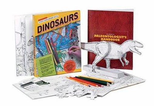 Paperback Dinosaurs [With 16-Page Full-Color Paleontologist's Handbk and 11 Posters in Different Sizes and Pencil Sharp Book