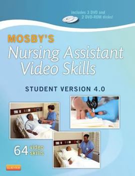 Hardcover Mosby's Nursing Assistant Video Skills - Student Version DVD 4.0 Book