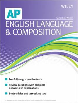 Paperback Wiley AP English Language and Composition Book