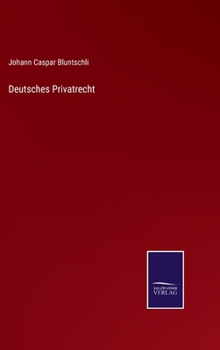 Hardcover Deutsches Privatrecht [German] Book