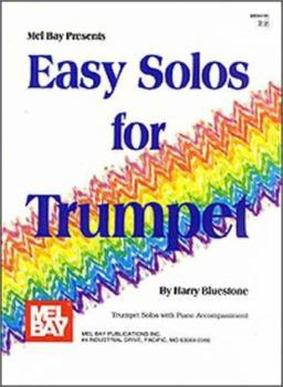 Paperback Easy Solos for Trumpet with Piano Accompaniment Book