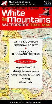 White Mountains Waterproof Trail Map: New Hampshire & Maine