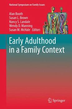 Paperback Early Adulthood in a Family Context Book