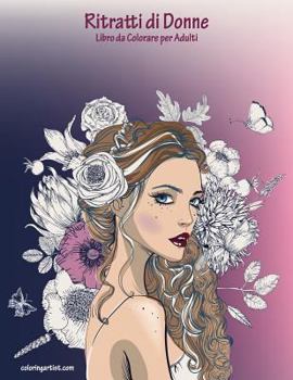 Paperback Ritratti di Donne Libro da Colorare per Adulti 1 [Italian] Book
