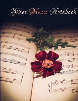 Sheet Music Notebook: Lined Music Sheets For Music Lovers