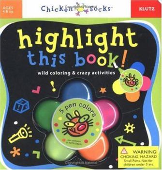 Hardcover HIGHLIGHT THIS BOOK! - WILD COLORING & CRAZY ACTIVITIES Book