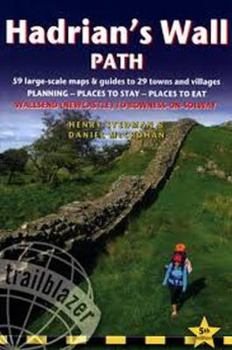 Paperback Hadrian's Wall Path: 59 Large-Scale Walking Maps & Guides to 29 Towns & Villages - Planning, Places to Stay, Places to Eat - Wallsend (Newc Book