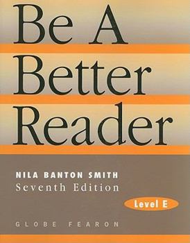 Paperback Be a Better Reader: Level E Se 97c. Book