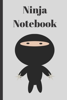 Paperback Ninja Notebook: Wide Ruled Composition Notebook 6" x 9" Book