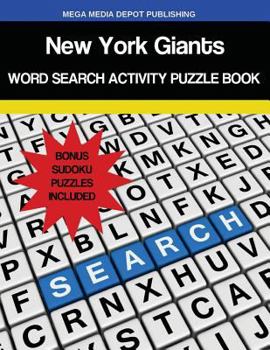 New York Giants Word Search Activity Puzzle Book