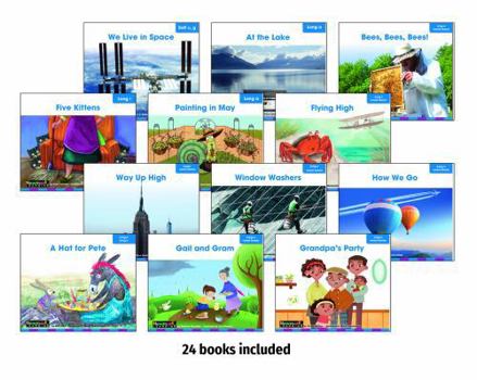 Hardcover Decodable Readers Gr. 1 Long Vowels 24titles Book