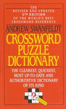 Mass Market Paperback Crossword Puzzle Dictionary Book